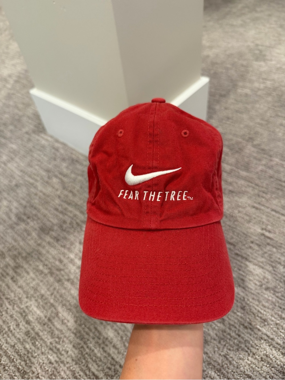 Nike Heritage86 Stanford Cardinal Fear The Tree Red Dad Hat Adjustable Cap Swoos